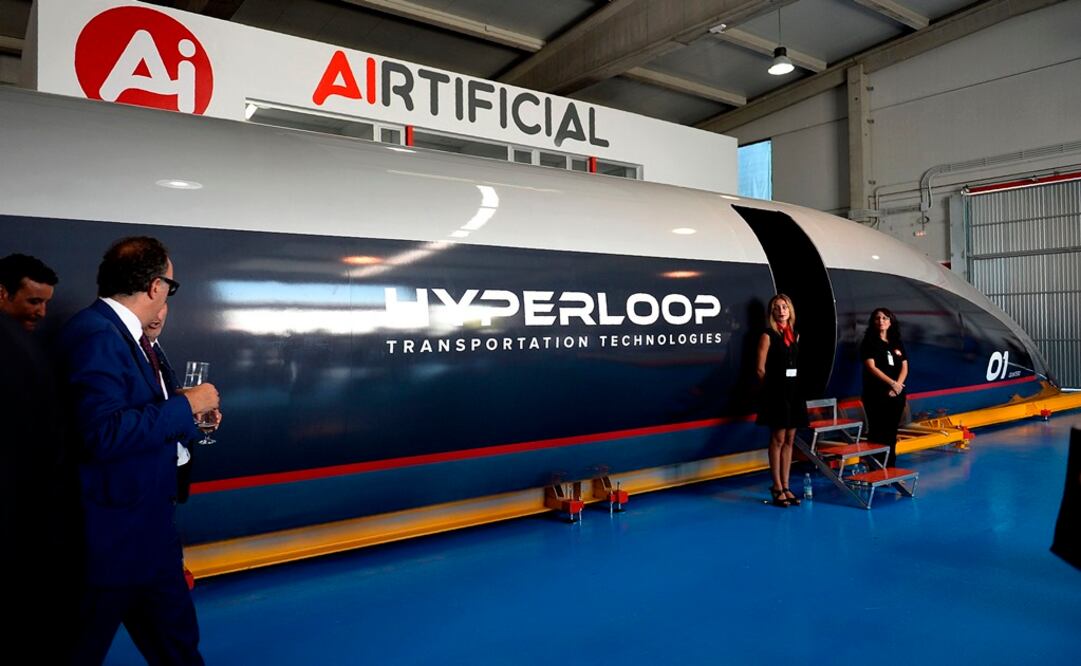 La cápsula de pasajeros tendrá sus primeros clientes en Emiratos Árabes y China. Foto: AFP