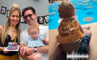 Carmen Aub muestra cómo fue el primer día de su hija con implante coclear