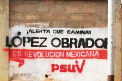 Niega Morena pintar bardas en Venezuela