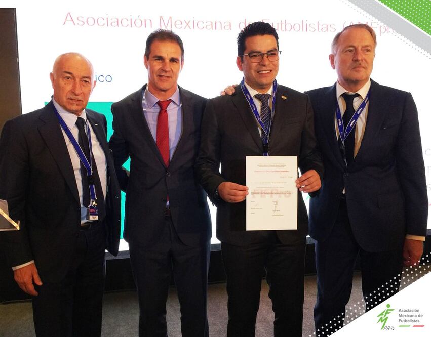 La Asociación Mexicana de Futbolistas, reconocida por la FIFpro
