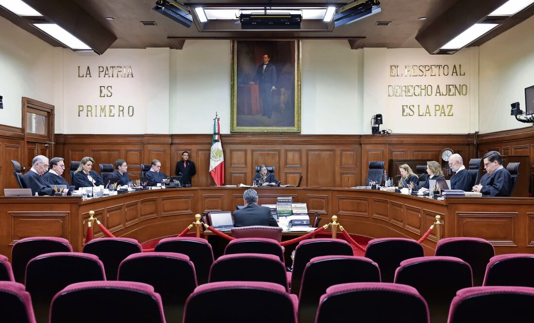 El actual pleno de la Suprema Corte de Justicia de la Nación operará hasta el próximo 31 de agosto, cuando llegarán los nuevos ministros electos. Foto: Especial