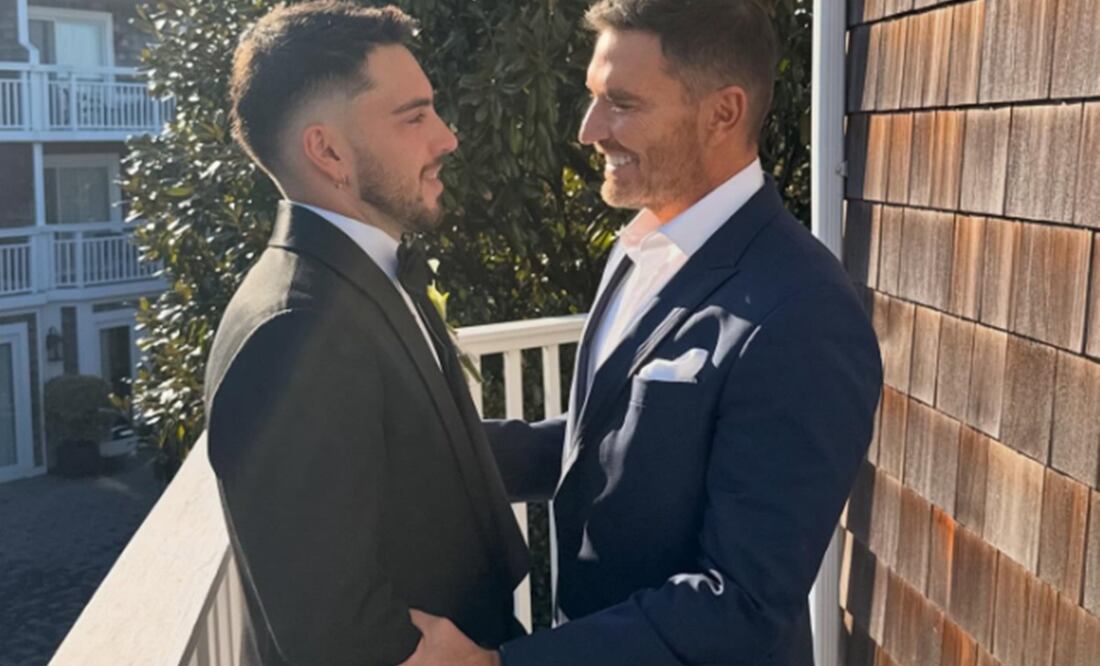 Julián Gil y su hijo mayor Julián Jr. Foto: Instagram oficial.