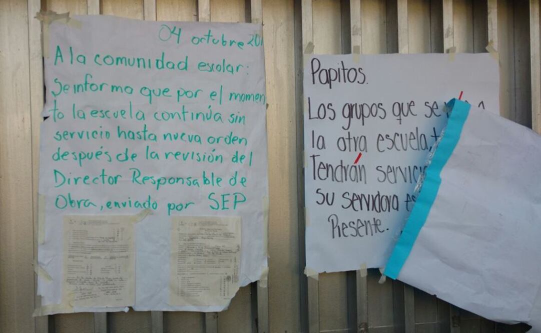 Exigen padres dictamen final para primaria en BJ tras sismo