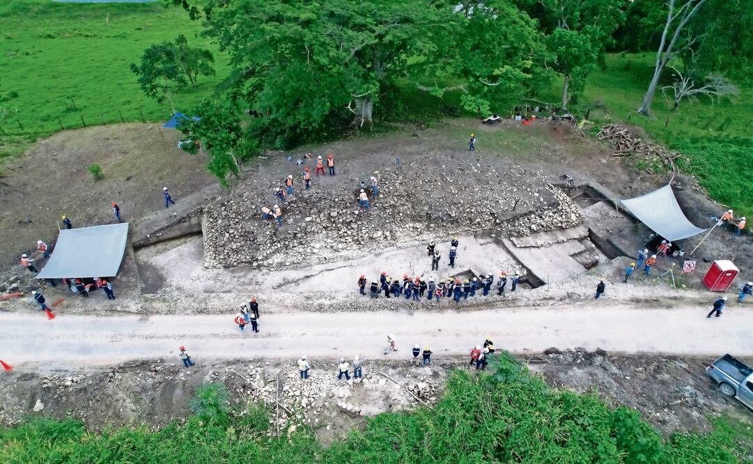 Obras del Tren Maya, construcción que ha provocado polémicas y debates entre los especialistas. Foto:  EL UNIVERSAL