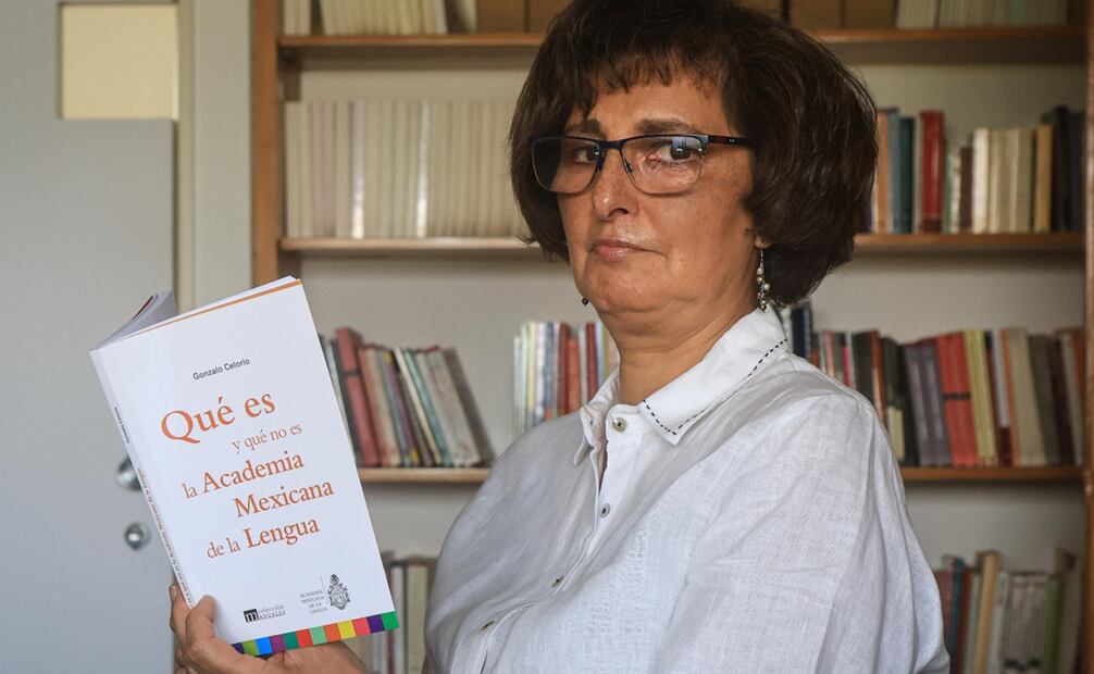 Entrevista con la doctora María Eugenia Vázquez Laslop en las instalaciones del Colegio de México con motivo de su ingresó a la Academia Mexicana de la Lengua. Fotos: Gabriel Pano/El Universal.