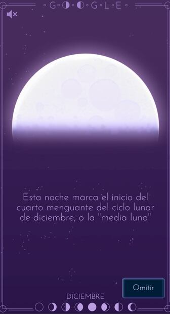 Media Luna Google. Foto: Captura de pantalla