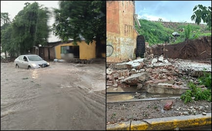 Rescatan a varios conductores cuyos vehículos fueron arrastrados por la corriente en Sinaloa