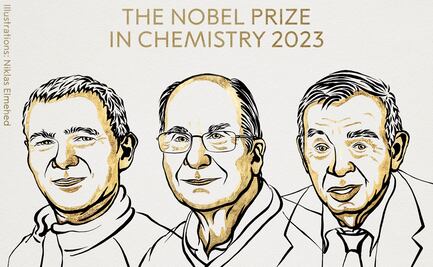 Otorgan Premio Nobel de Química 2023 a Moungi G. Bawendi, Louis E. Brus y Alexei I. Ekimov por el descubrimiento y síntesis de puntos cuánticos