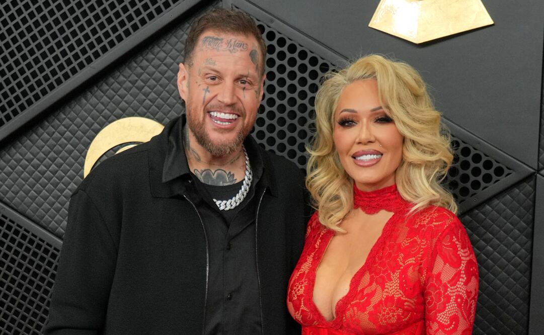 Jelly Roll y Bunnie Xo aparecen en la 68ª edición de los Premios Grammy en Los Ángeles el 1 de febrero de 2026.
Foto Jordan Strauss/Invision/AP, archivo.