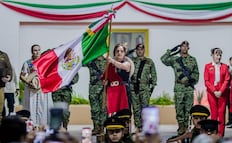 "¡Viva la memoria de Carlos Manzo!"; Grecia Quiroz encabeza ceremonia en Uruapan 