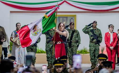 "Hago un grito de justicia por Carlos"; Grecia Quiroz encabeza ceremonia en Uruapan