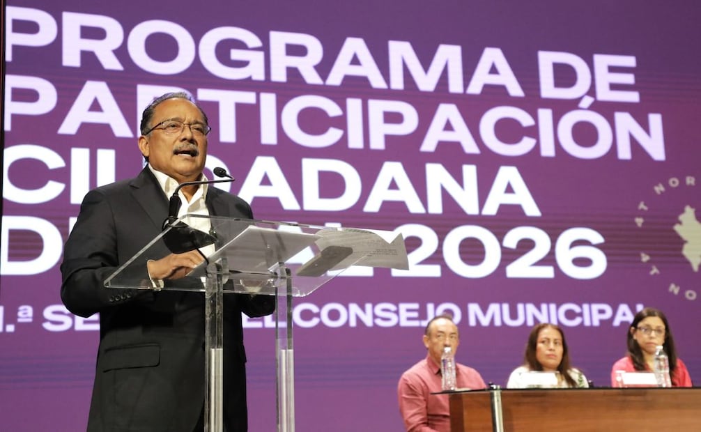 Presentación del Programa de Participación Ciudadana Digital 2026, en Escobedo, Nuevo León. Foto: Especial