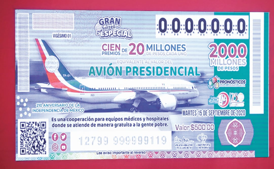 López Obrador often describes the airplane as a symbol of excess and corruption in previous governments - Photo: Ivan Stephens/EL UNIVERSAL
