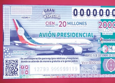 Pemex and the workers’ union promote the presidential plane raffle and gift lottery tickets