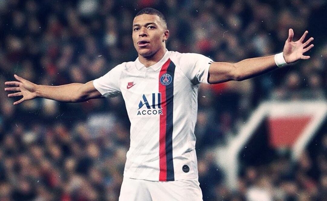 Mbappé no pudo jugar la primera jornada de Champions por lesión. Foto Twitter: Kylian Mbappé