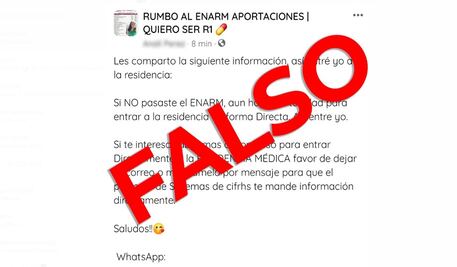 Ssa advierte de fraude con venta de plazas para residencias médicas