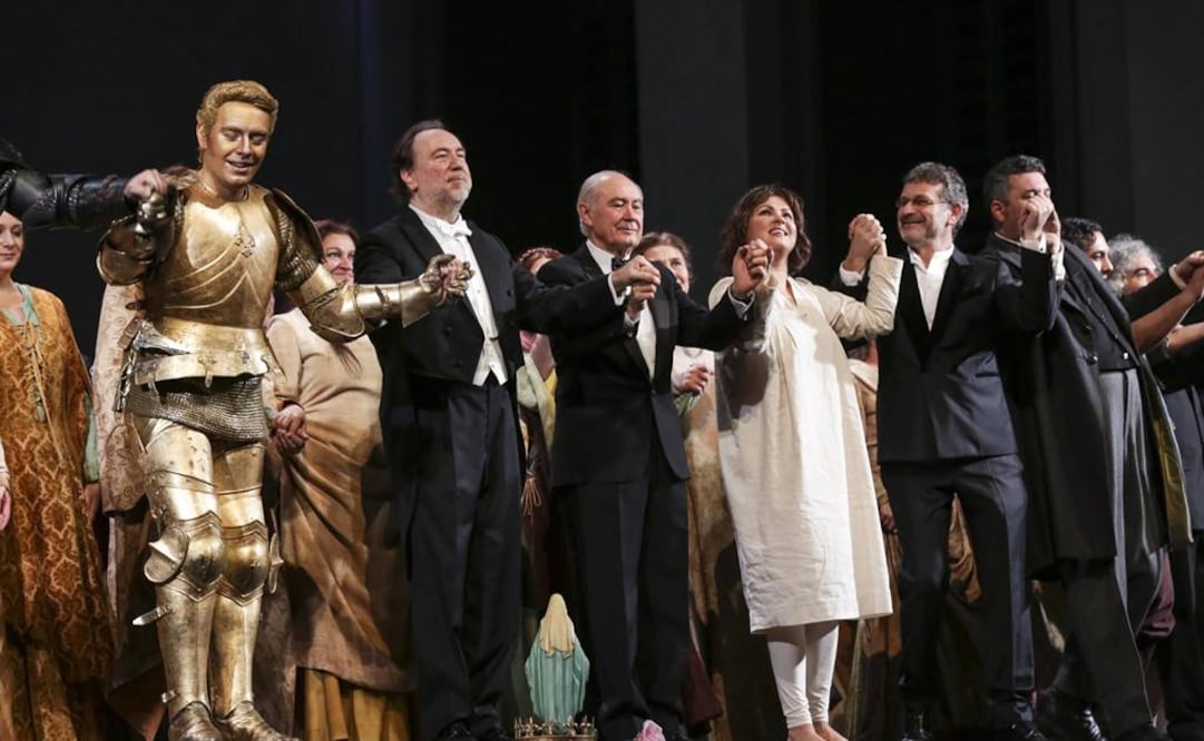 "Casi no se hablaban", revela un miembro de la orquesta al diario La Repubblica, que cuenta cómo Chailly daba instrucciones al coro, cantantes y otros colaboradores sin consultar a Leiser. FOTO: EFE.