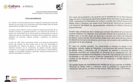 Ilegal, carta de “sanidad moral” que pide INBAL a concursantes
