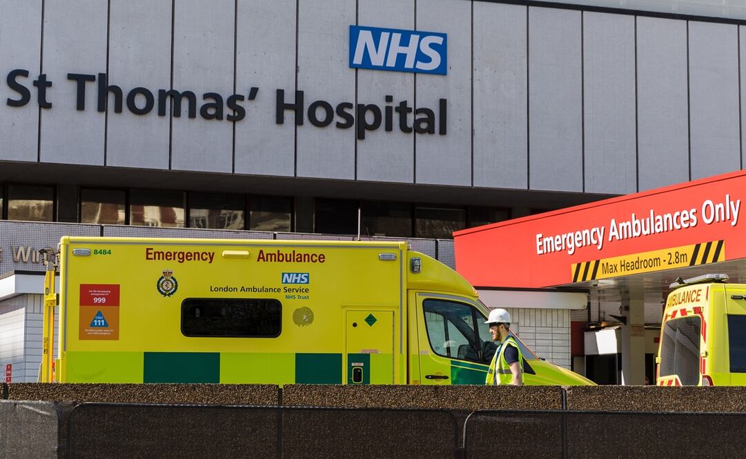 Hospital londinense de St Thomas donde permanece el primer ministro británico (Foto: EFE)