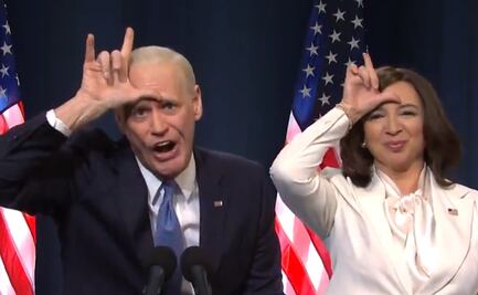 Jim Carrey hace parodia de Joe Biden y llama perdedor a Donald Trump