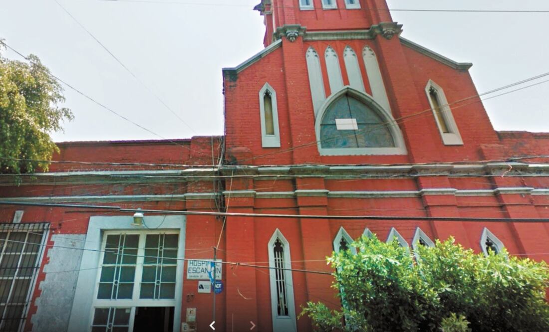 Sandra fue llevada en un taxi al hospital Escandón, en Tacubaya, donde la mujer fue atendida. Foto: Especial