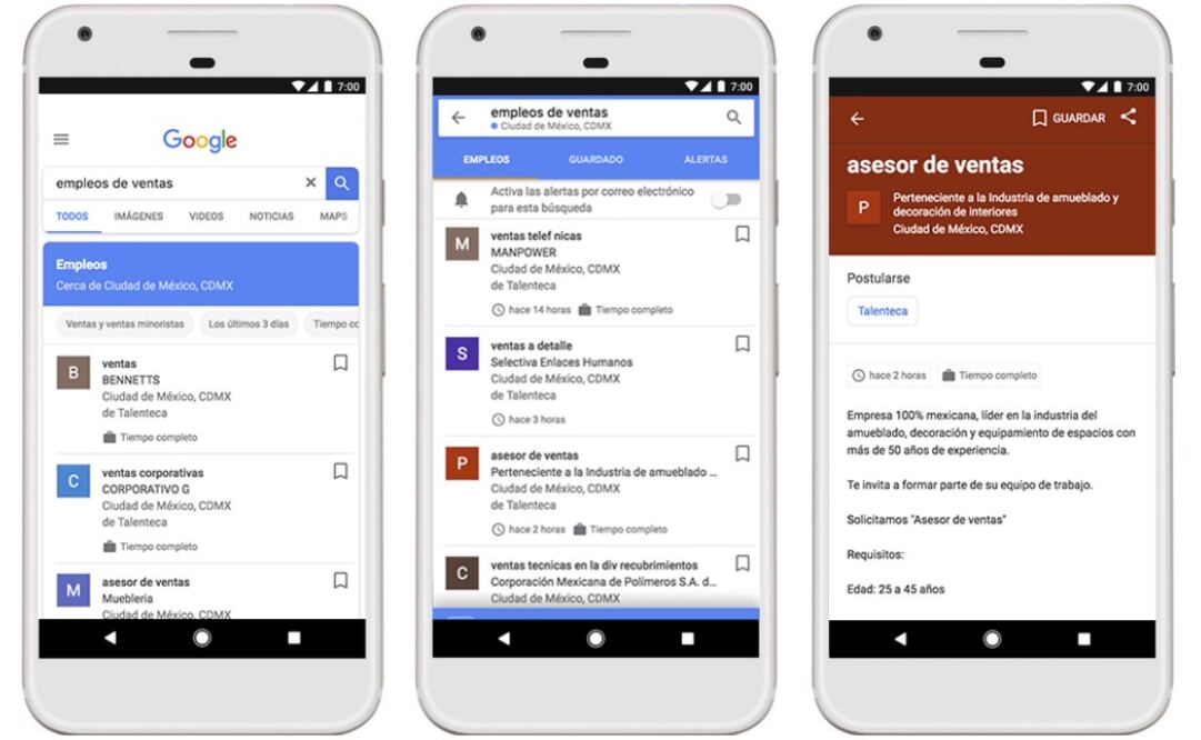 Los empleadores pueden subir sus ofertas siguiendo las instruciones de Google Developers