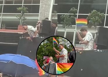 Alfredo Adame recibe abucheos y golpes en desfile LGBT; video se vuelve viral