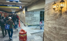 Instalan lámparas decorativas en la L2