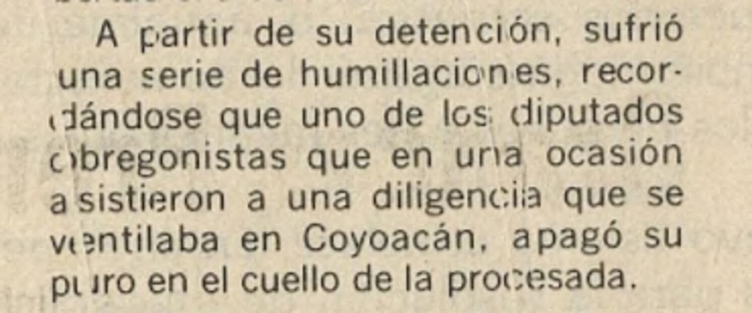 La monja que colgó el hábito después de la muerte de Obregón
