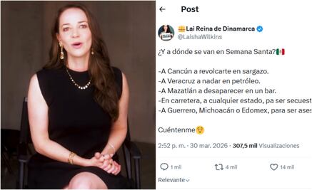 Laisha Wilkins incomoda con comentario sobre la violencia en México: "¿a dónde se van en Semana Santa, a Mazatlán a desaparecer en un bar?"