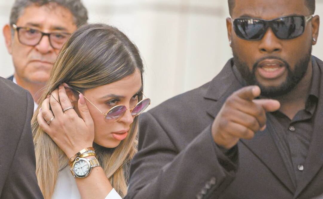 Emma Coronel junto a Ishmael Bailey (Foto: AFP / Archivo)