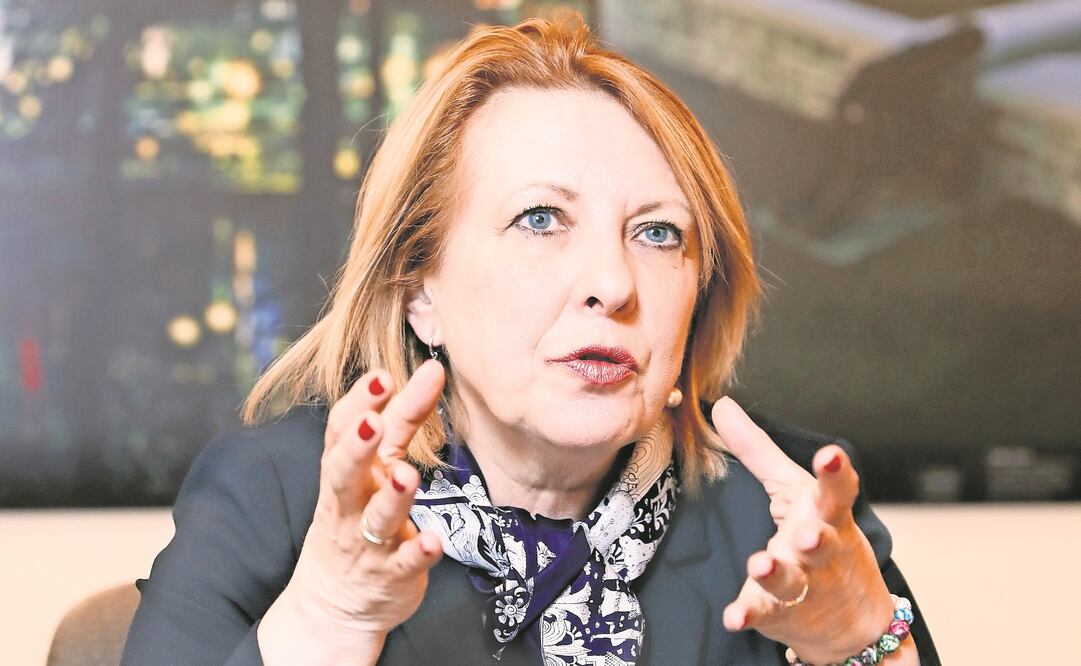 Christine St-Pierre Ministra de Relaciones Internacionales y Francofonía de Quebec (YADÍN XOLALPA. EL UNIVERSAL)