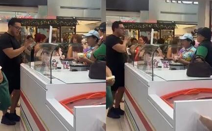 Hombre reclama por toppings mal colocados en su postre y se vuelve viral en redes; lo llaman “Lord Helado”