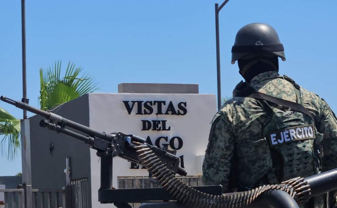 La agresión armada contra la mujer ocurrió en el fraccionamiento privado Vistas del Lago en Culiacán, Sinaloa (28/06/2025). Foto: Cortesía