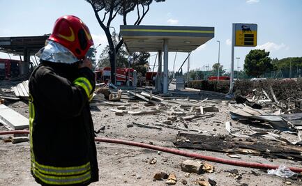 Suman 45 personas heridas por explosión de gasolinera en Roma; estruendo se escuchó en toda la capital italiana