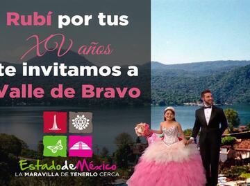 Eruviel felicita a Rubí; le regalan viaje a Valle de Bravo
