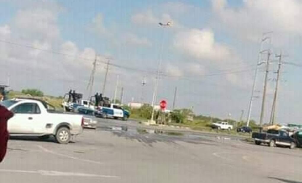 Policías estatales se enfrentan a civiles armados en Reynosa