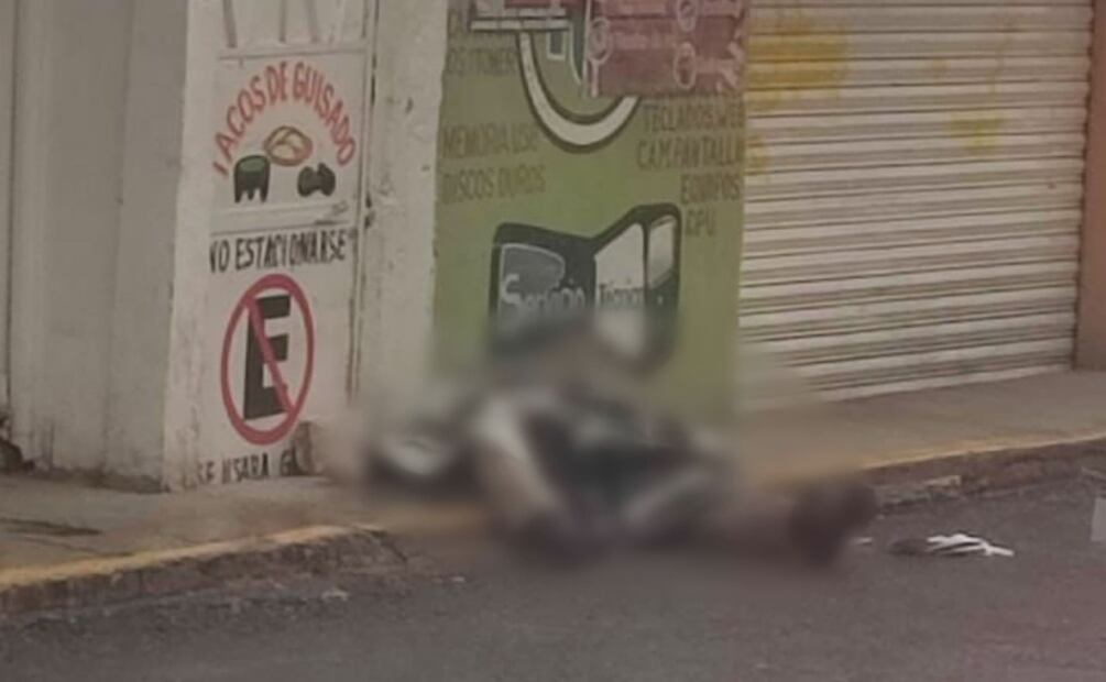 Los residentes le dijeron a los policías locales que el hombre baleado era un vendedor de tacos de canasta. Foto: Especial