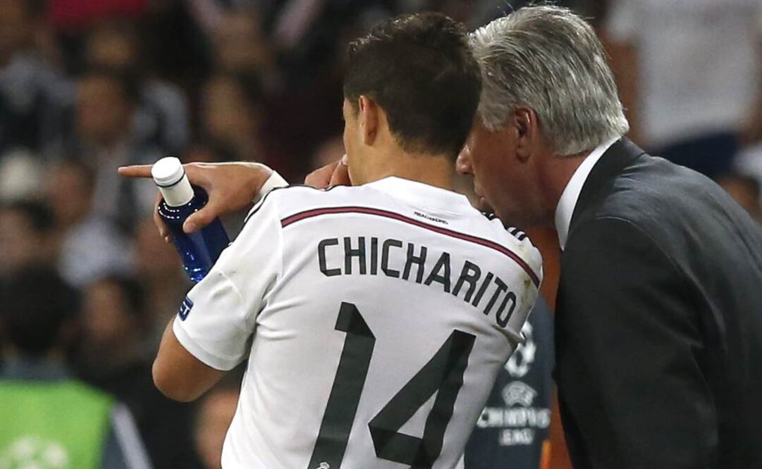Ancelotti: Chicharito nunca ha bajado los brazos