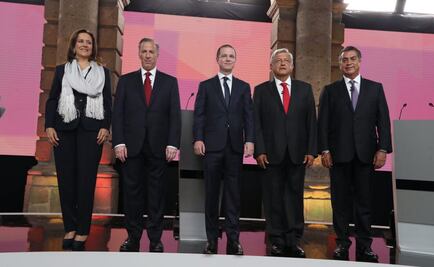 El primer debate presidencial en 8 momentos