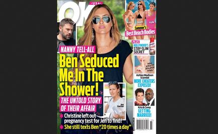 "Affleck me sedujo en el baño"