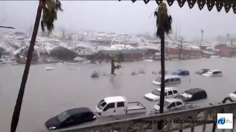 "Irma" destruye 95% de la parte francesa de la isla San Martín