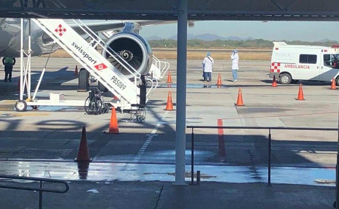 Fallece pasajera en pleno vuelo. Foto: Twitter @mikeleyva75