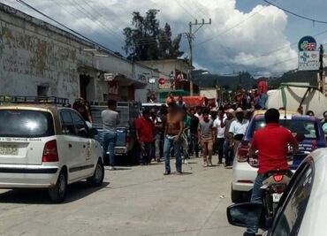 Intentan linchar a presunto ladrón en Tlaxiaco, Oaxaca