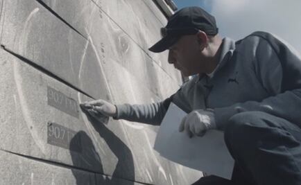 Camionero mexicano crea obras de arte con mugre