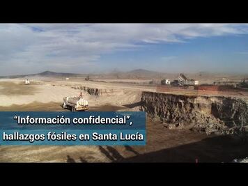 En secreto, hallazgos fósiles y arqueológicos de Santa Lucía