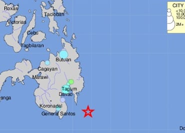 Advierten riesgo de tsunami tras sismo en Filipinas