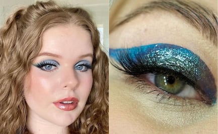 Cómo llevar las sombras azules en primavera