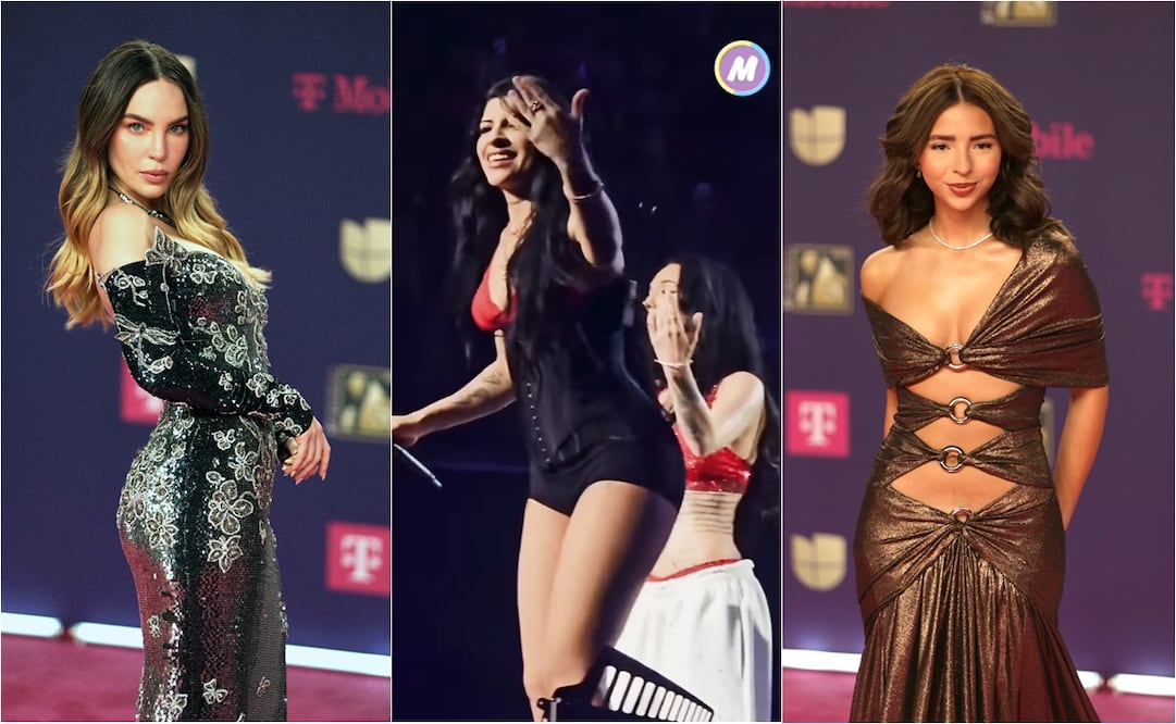 Cazzu se presentó, como invitada especial, en el concierto de "La Joaqui" ofreció en el Movistar Arena.
Fotos de Premios lo Nuestro: EFE / Marlon Pacheco
Foto de Cazzu: Instagram, vía @mixeados