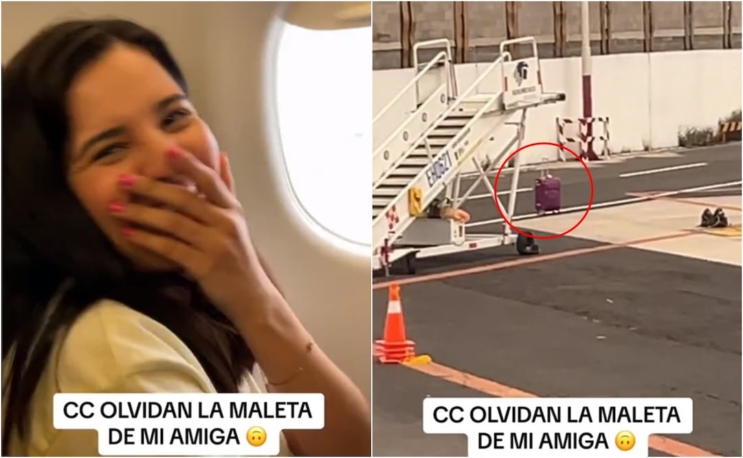 La reacción de la mujer fue reírse en el momento y luego ya en tierra ir a recuperarla. Foto: TikTok. @elvictorcuevas